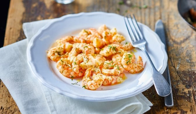 Crevettes à l'huile d'olive (4%) au persil,à l'ail — vue 2